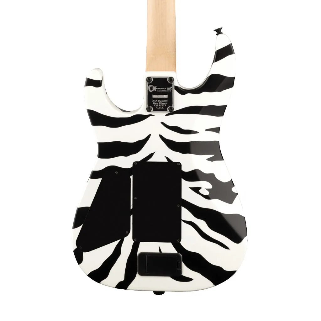 Charvel Satchel Signature Pro-Mod DK Electric Guitar, Satin White Bengal