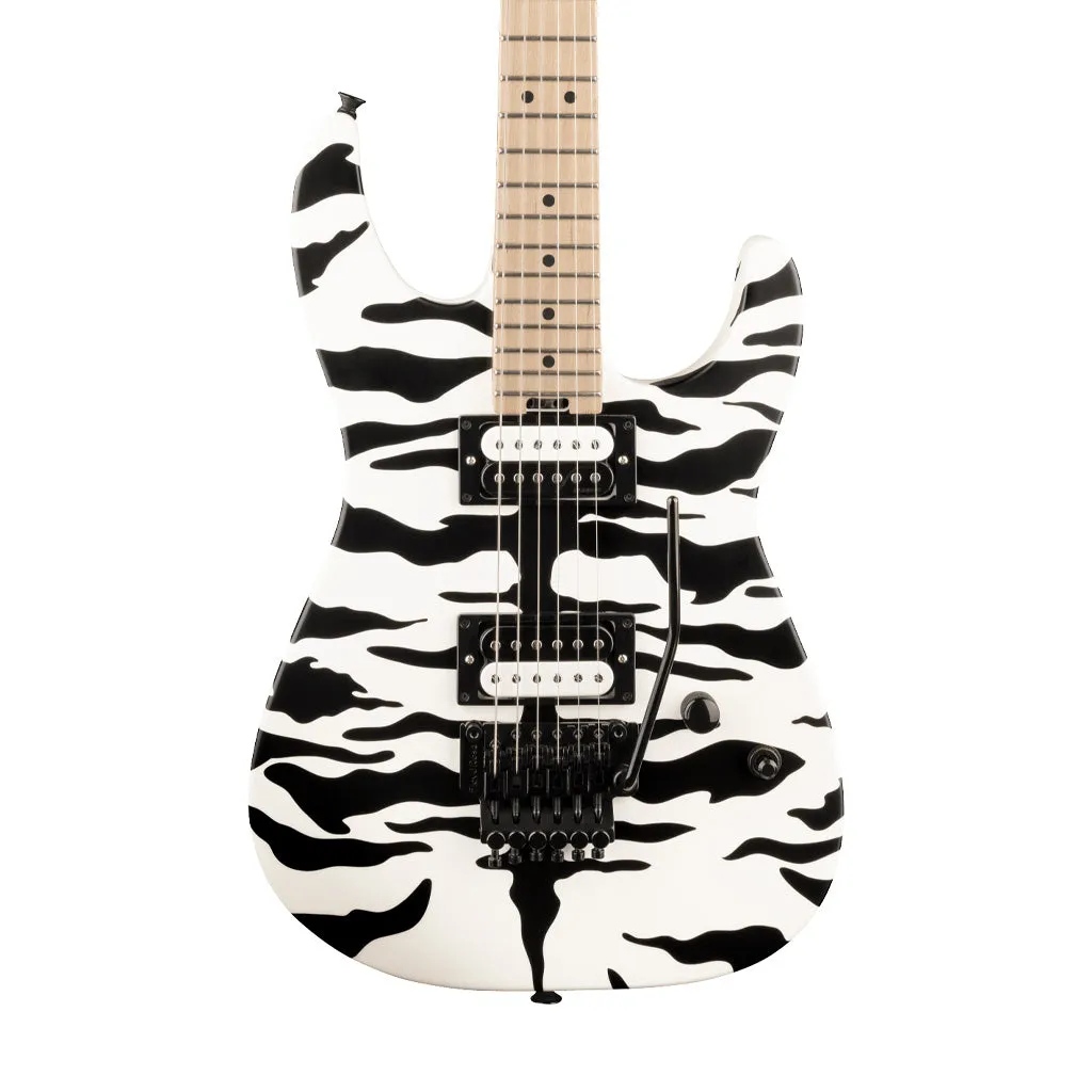 Charvel Satchel Signature Pro-Mod DK Electric Guitar, Satin White Bengal