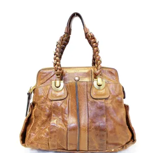 CHLOE Heloise Large Shoulder Handbag Brown