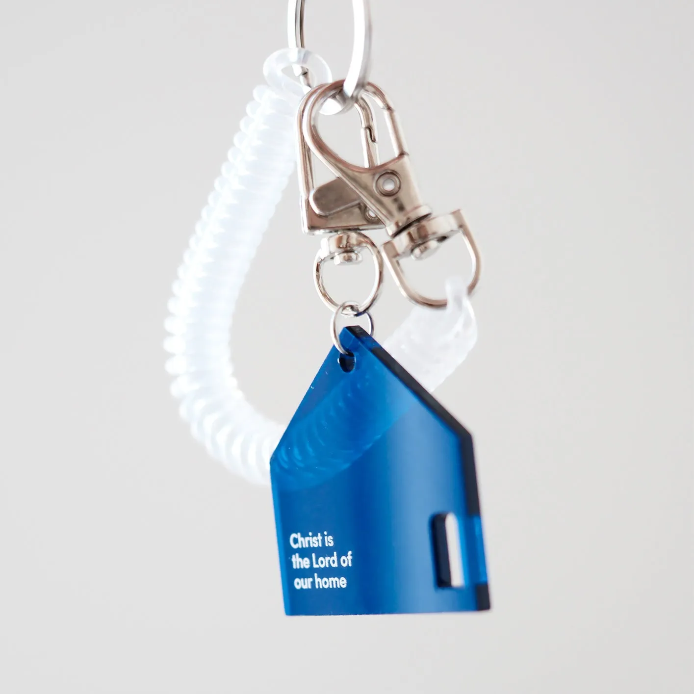 Christ is the Lord of Our Home {Translucent Acrylic Keychain}