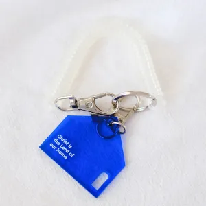 Christ is the Lord of Our Home {Translucent Acrylic Keychain}