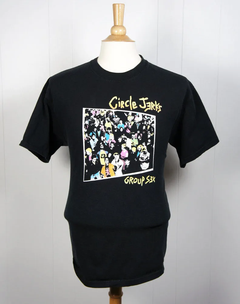 Circle Jerks Band T-Shirt - Group Sex, Size L