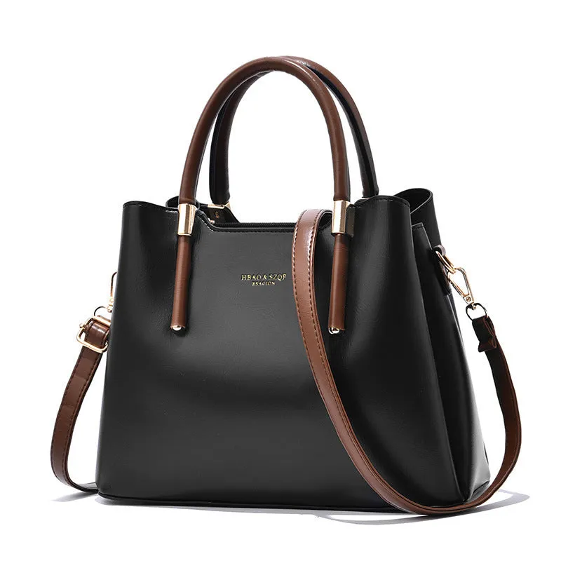 Classic Simple Tote Satchel Bag, All-Match Storage Bag For Work, Women's Casual Handbag