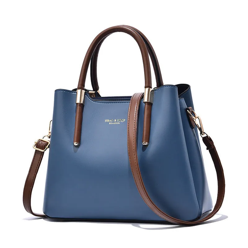 Classic Simple Tote Satchel Bag, All-Match Storage Bag For Work, Women's Casual Handbag