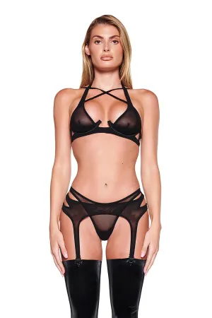 CLEO 3 PIECE SET - BLACK