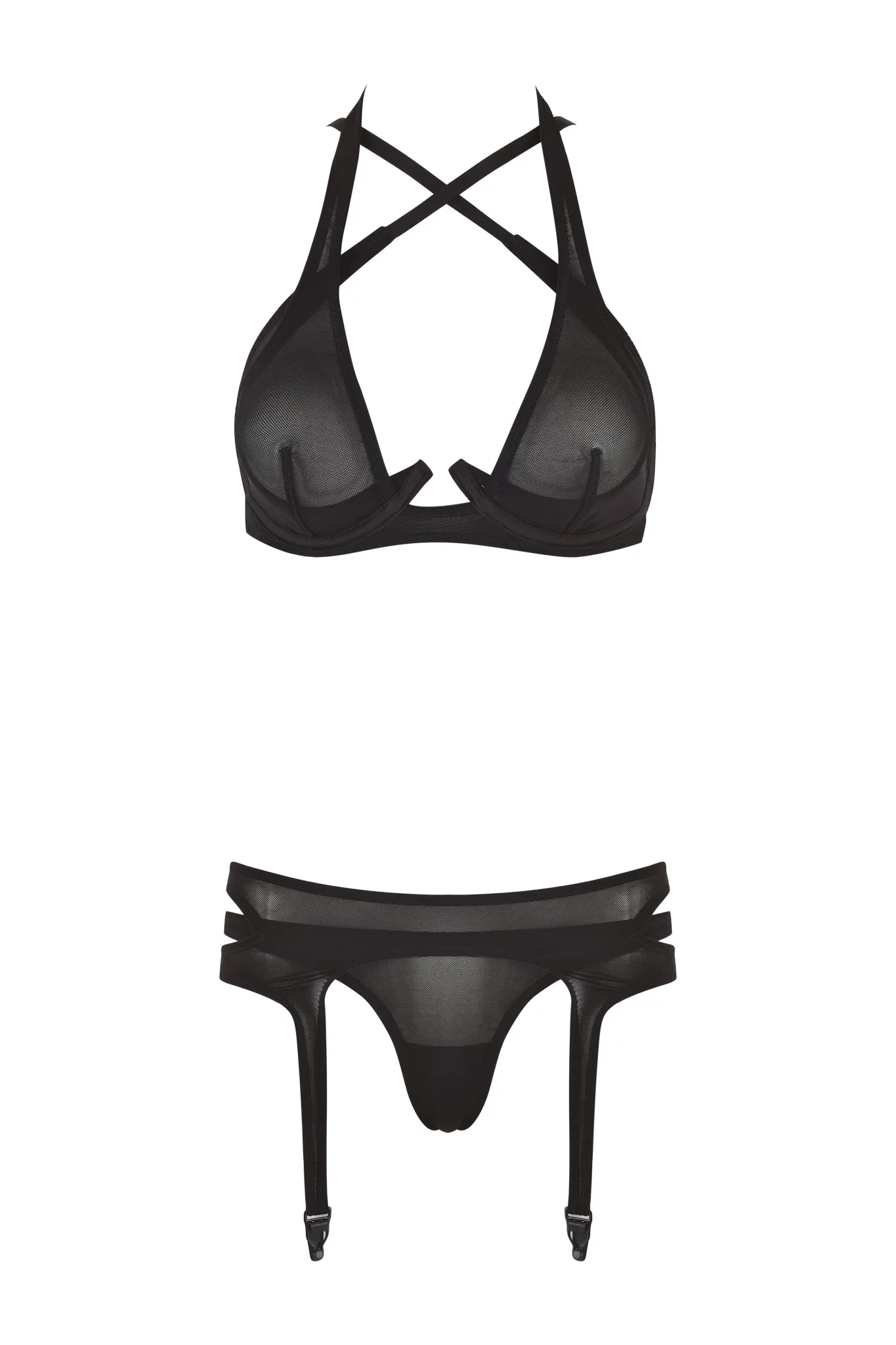 CLEO 3 PIECE SET - BLACK