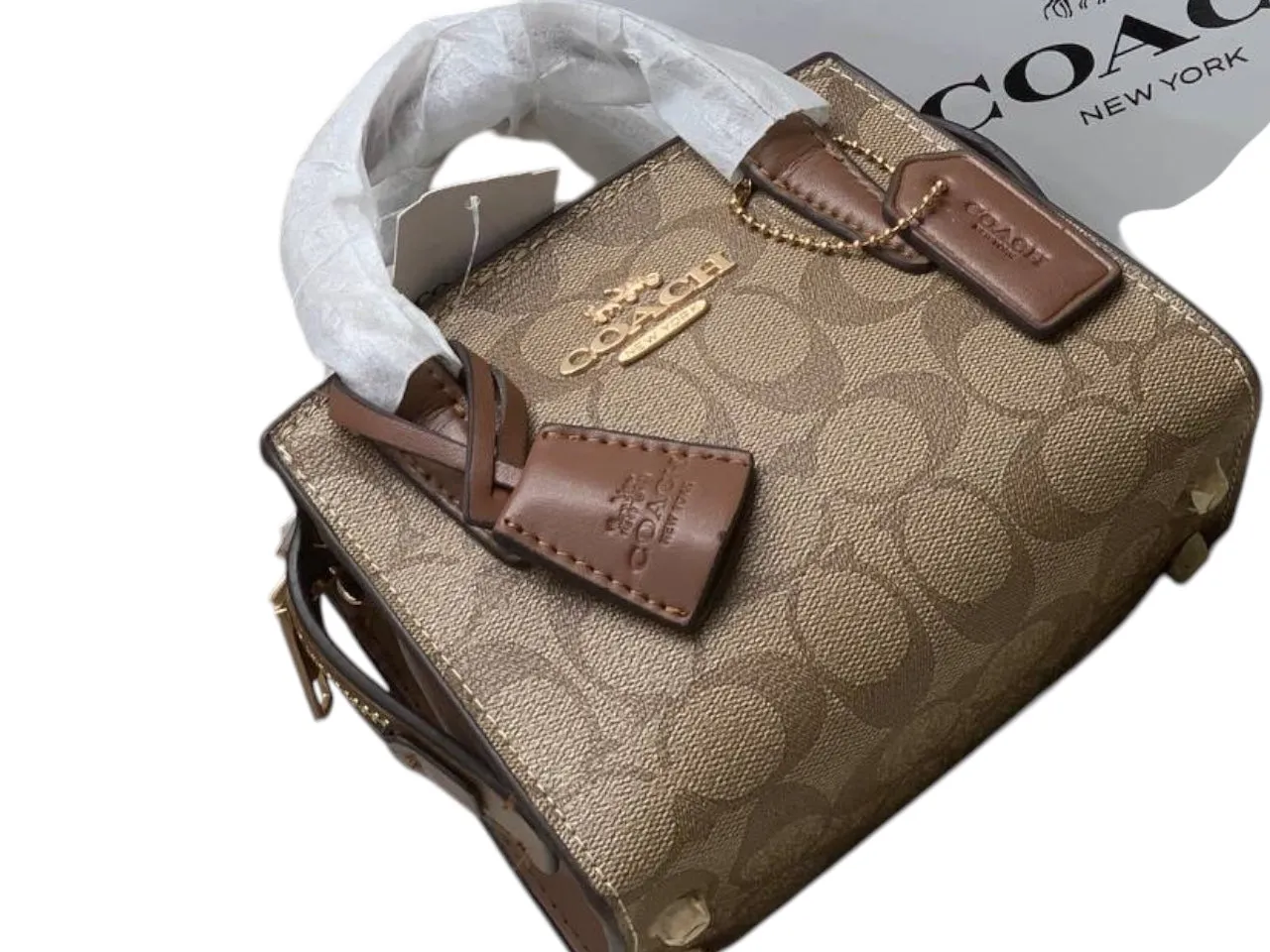 Coach Mini Rowan Satchel in Signature Canvas