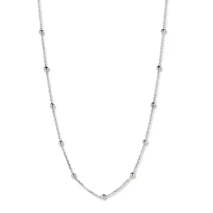Collier avec motifs - Or Blanc (059199/42)