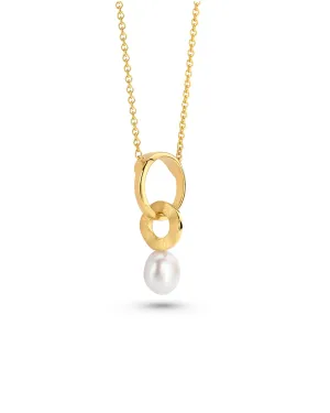 Collier FJF - Icon Circles, Plaqué or, Perle(FJF0010028SY)