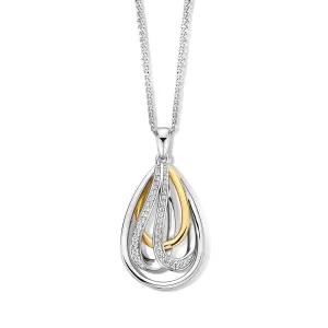 Collier Naiomy - Argent, plaqué or et zircons (N4O67)