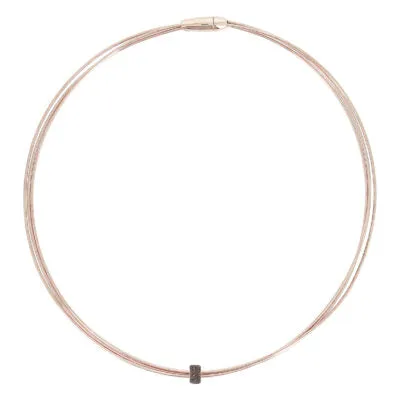 Collier Pesavento - DNA Spring, Plaqué Or Rose (WDNAG608)