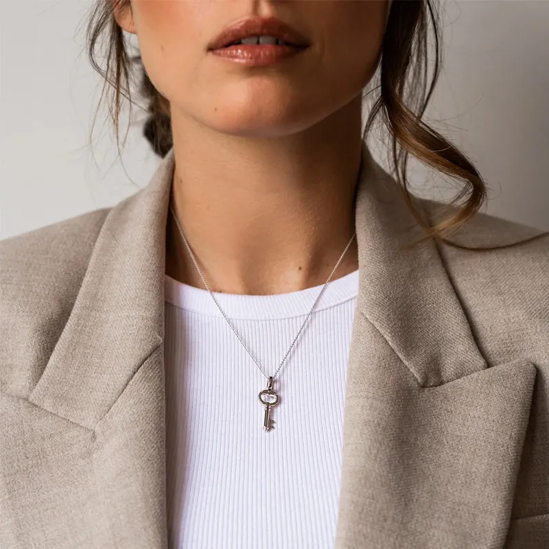 Collier TI SENTO - Clé, Argent (6775SI)