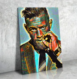Conor McGregor Canvas Painting | Irish Tiger