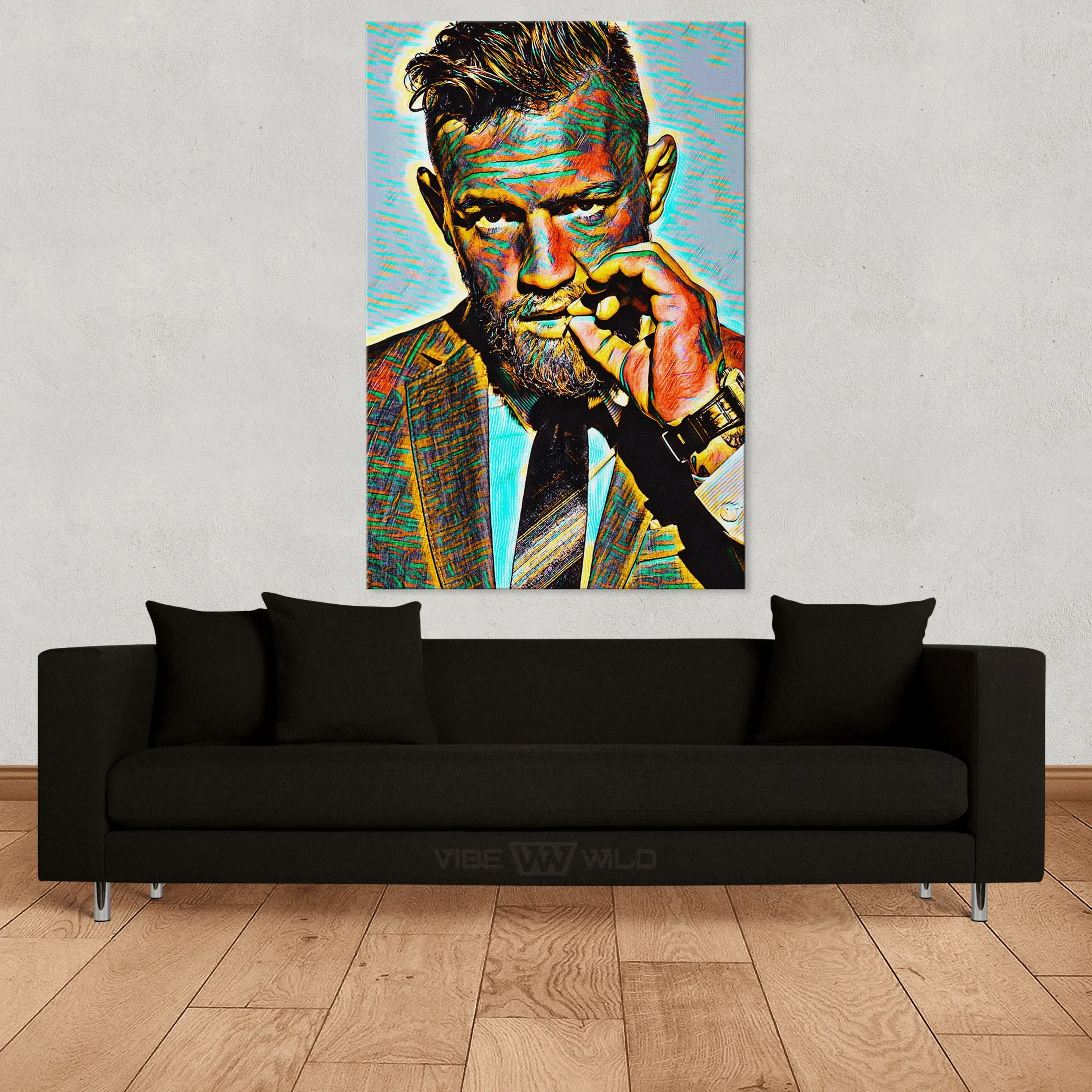 Conor McGregor Canvas Painting | Irish Tiger