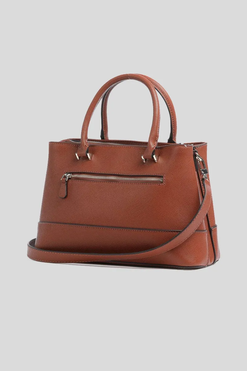 Cordelia Luxury Satchel - Cognac