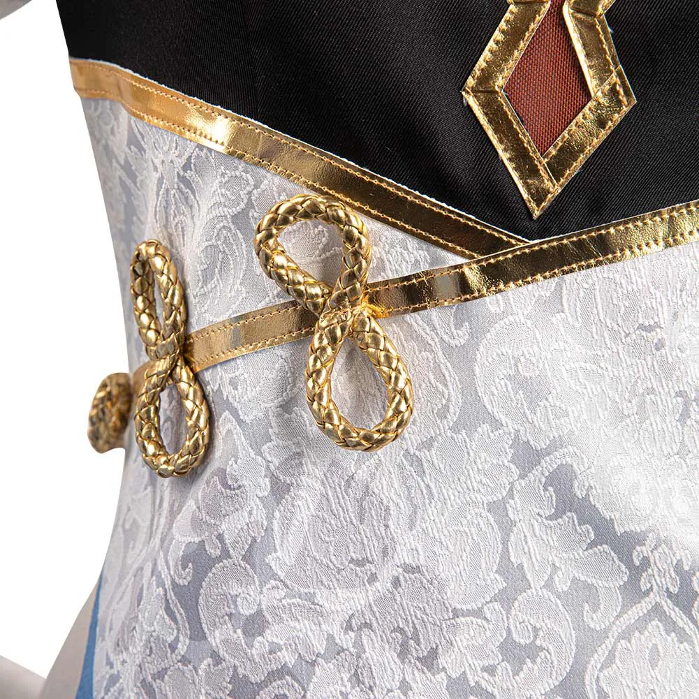Cosplay Costume Cheongsam Dress Halloween Carnival Party Disguise Suit Emilia cosplay Re Zero