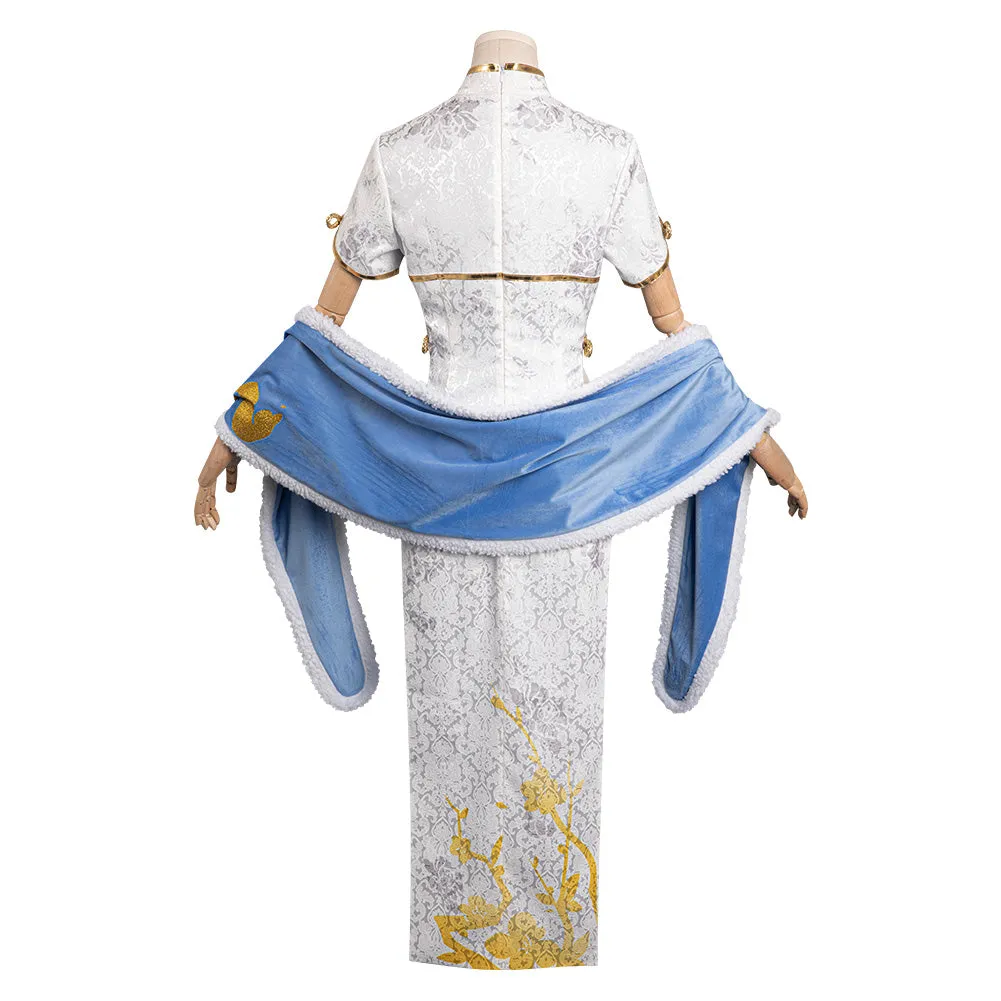 Cosplay Costume Cheongsam Dress Halloween Carnival Party Disguise Suit Emilia cosplay Re Zero