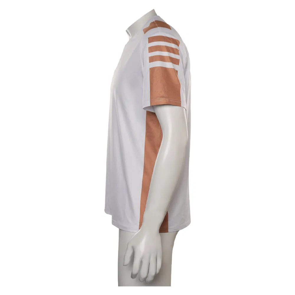 Cosplay Costume T-shirt Summer Short Sleeve Shirt Halloween Carnival Party Disguise Suit Cassian Andor