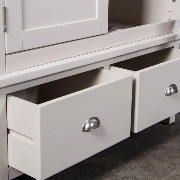 Cottage Gents Wardrobe Stone