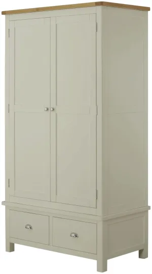 Cottage Gents Wardrobe Stone
