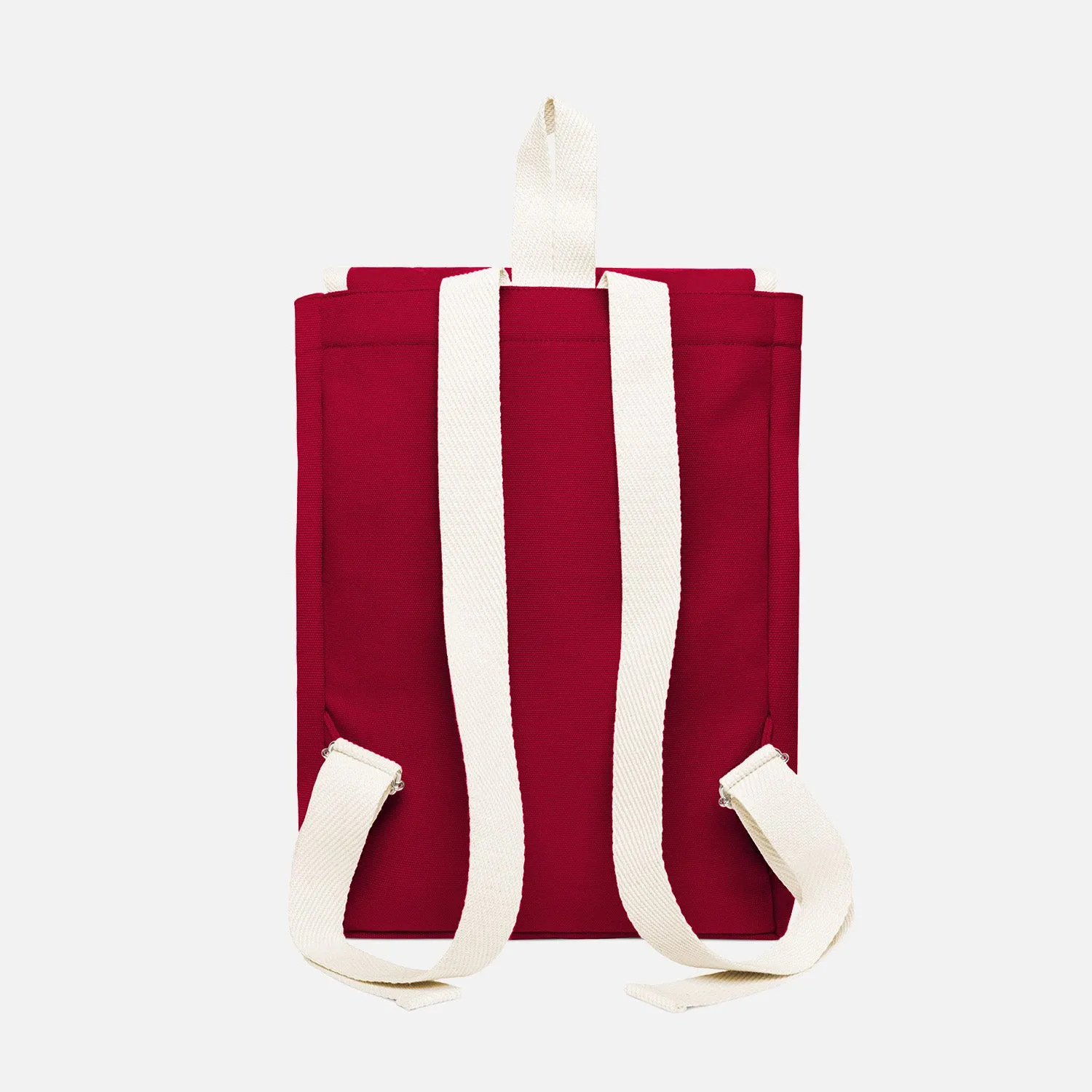 Cotton Canvas Scout Backpack - Bordeaux