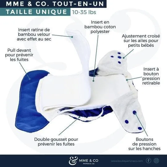 Couche tout-en-un - 2.0  Tropical - Mme & Co