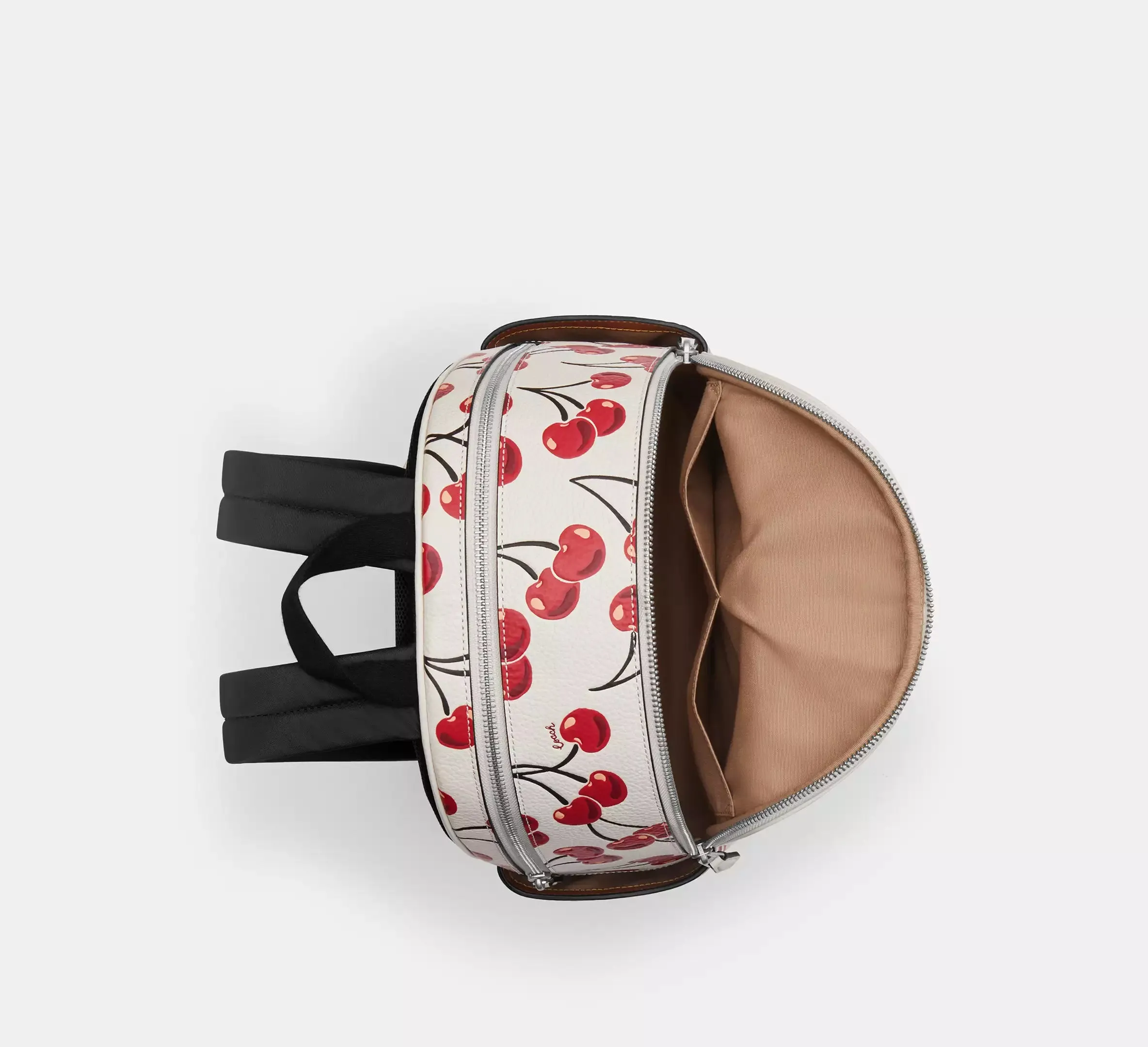 Court Backpack With Cherry Print