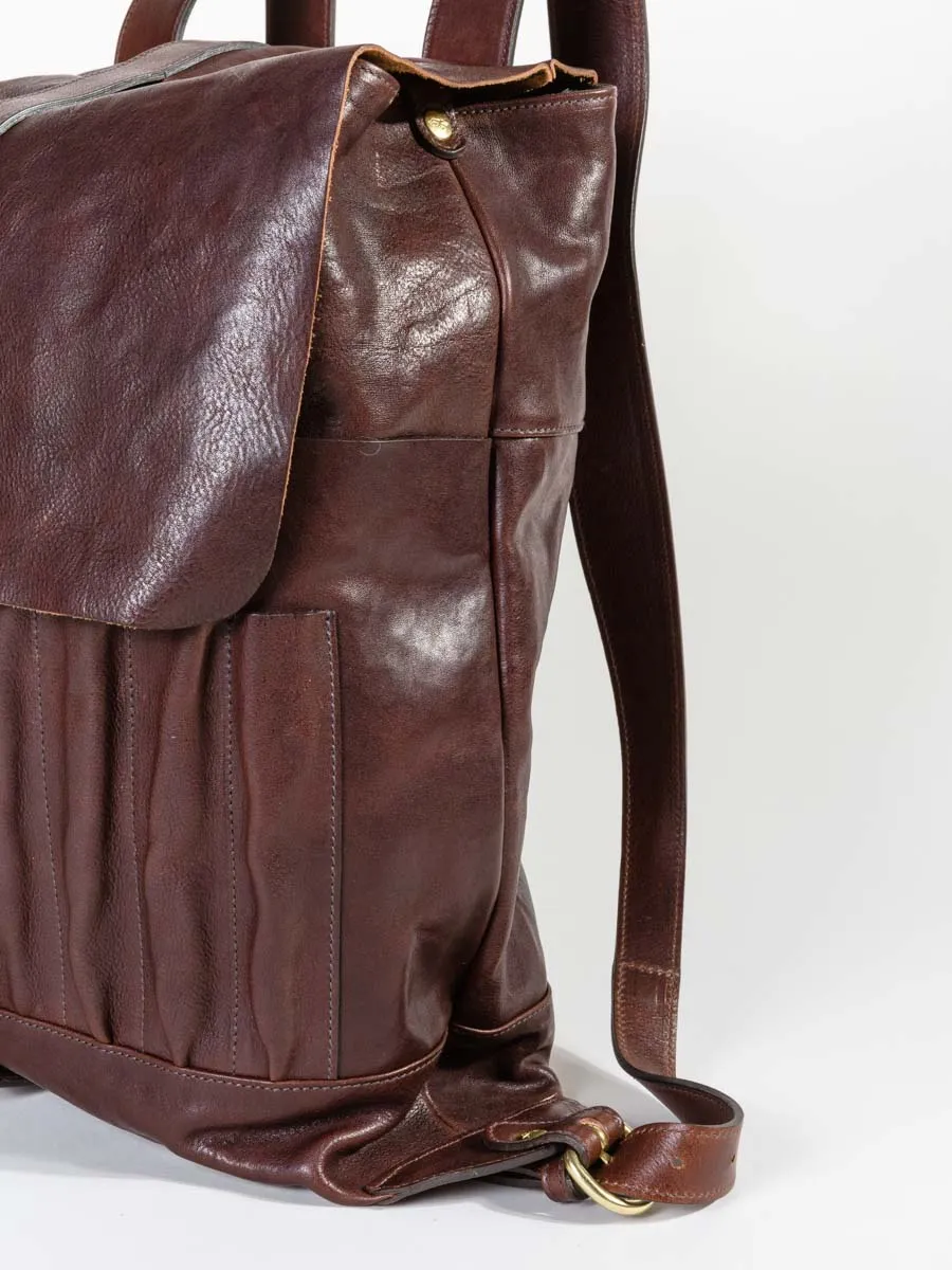 cowhide backpack