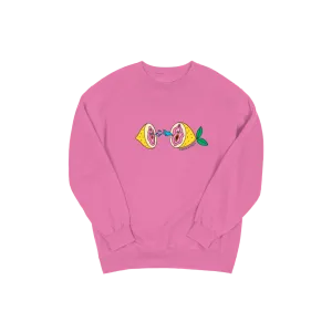 CREWNECK PINK - SEXE ORAL CITRON