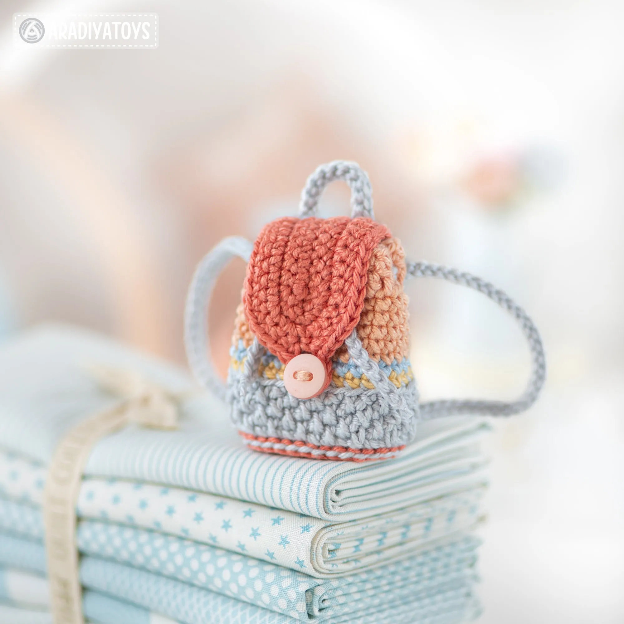 Crochet Doll Pattern for Friendy Mika with Rainbow Unicorn from "AradiyaToys Friendies" collection (Amigurumi tutorial PDF file) modern doll