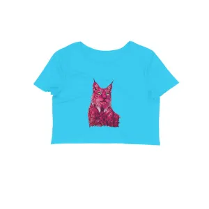 Crop Top (Women) - Roar Of The Fuchsia Lion (10 Colours)