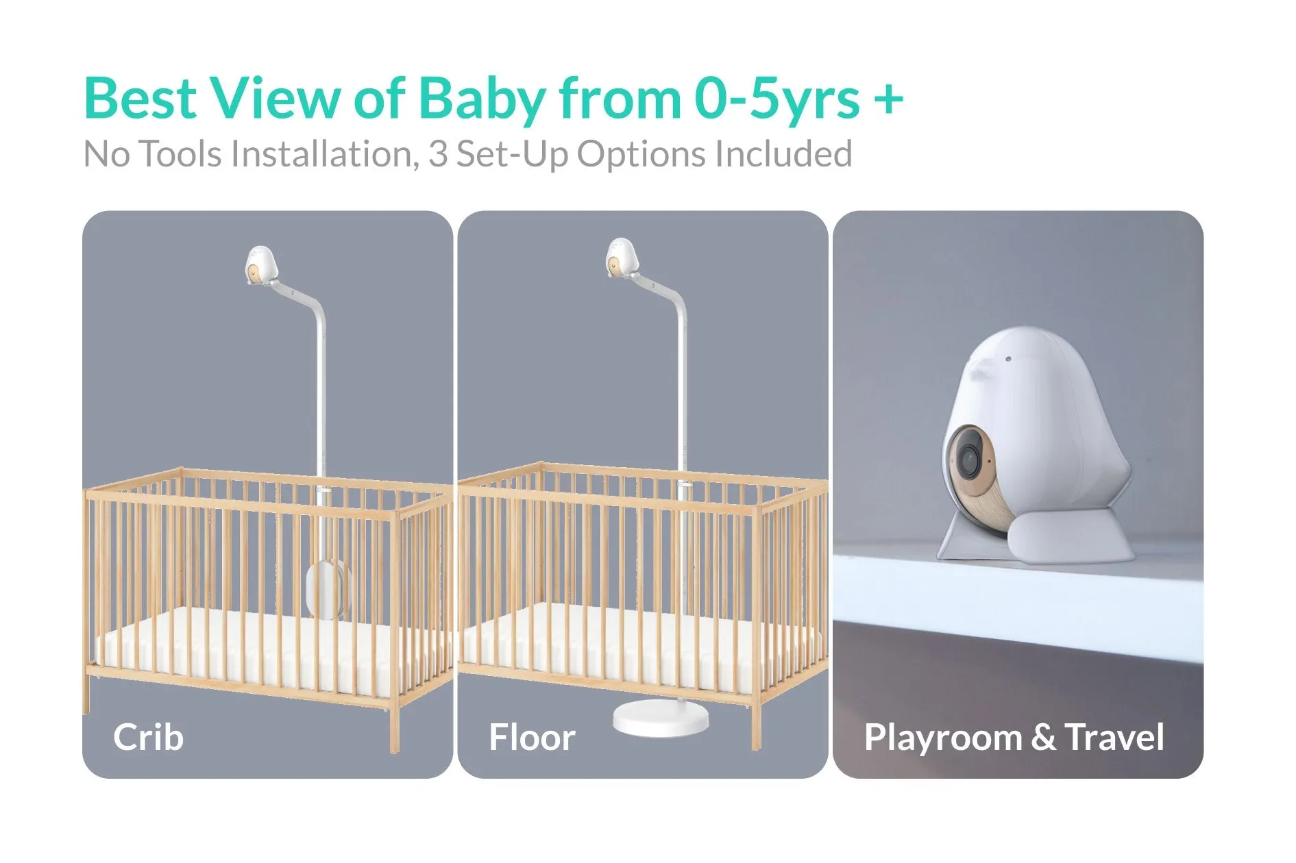 Cubo Ai Plus (Gen. 2) - Smart Baby Monitor | Proactive A.I. for Baby