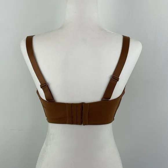 Curvy Kate Luxe Strapless Bra Caramel Brown Sz 32K
