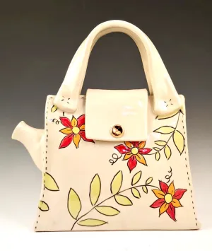 Dahlia Handbag Teapot
