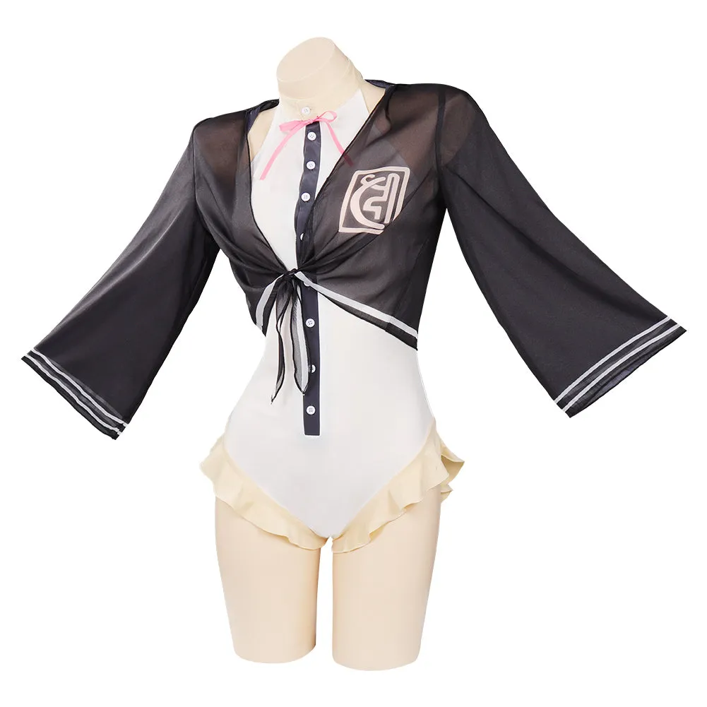 Danganronpa Nanami Chiaki Swimsuit Cosplay Costume Jumpsuit Swimwear Outfits Halloween Carnival Suit