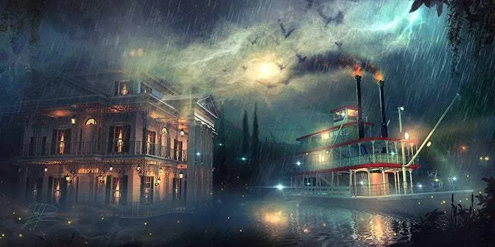 Departing Nightly by Joel Payne (wrapped canvas collectible)