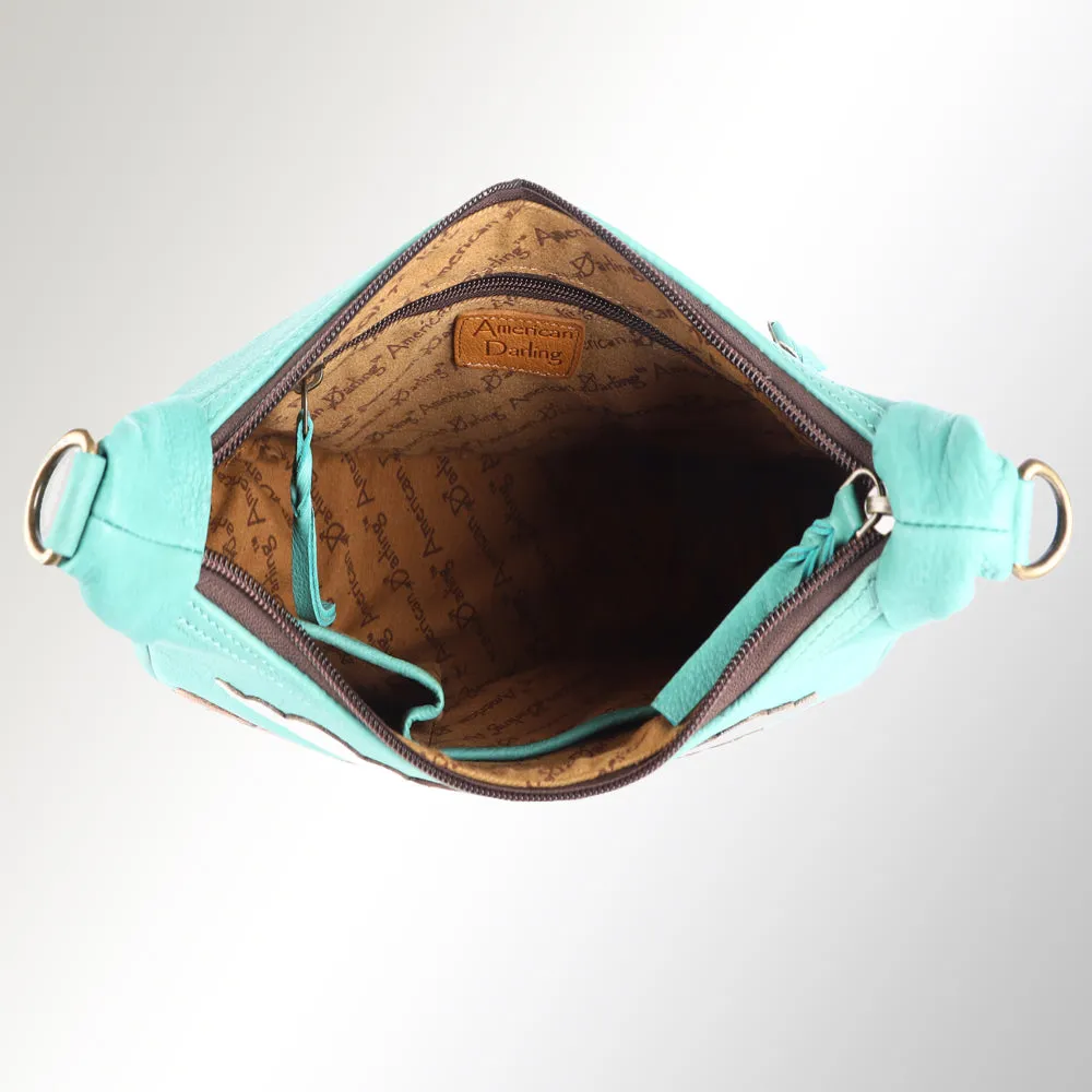 Desert Cowboy Overlay Leather Handbag