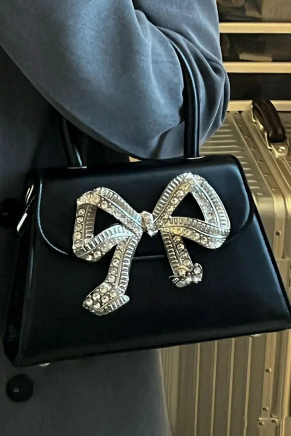 Diamond Bowknot Handbag