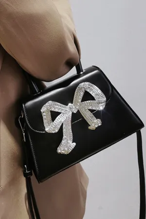 Diamond Bowknot Handbag