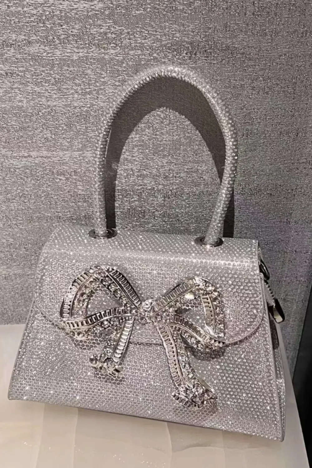Diamond Bowknot Handbag