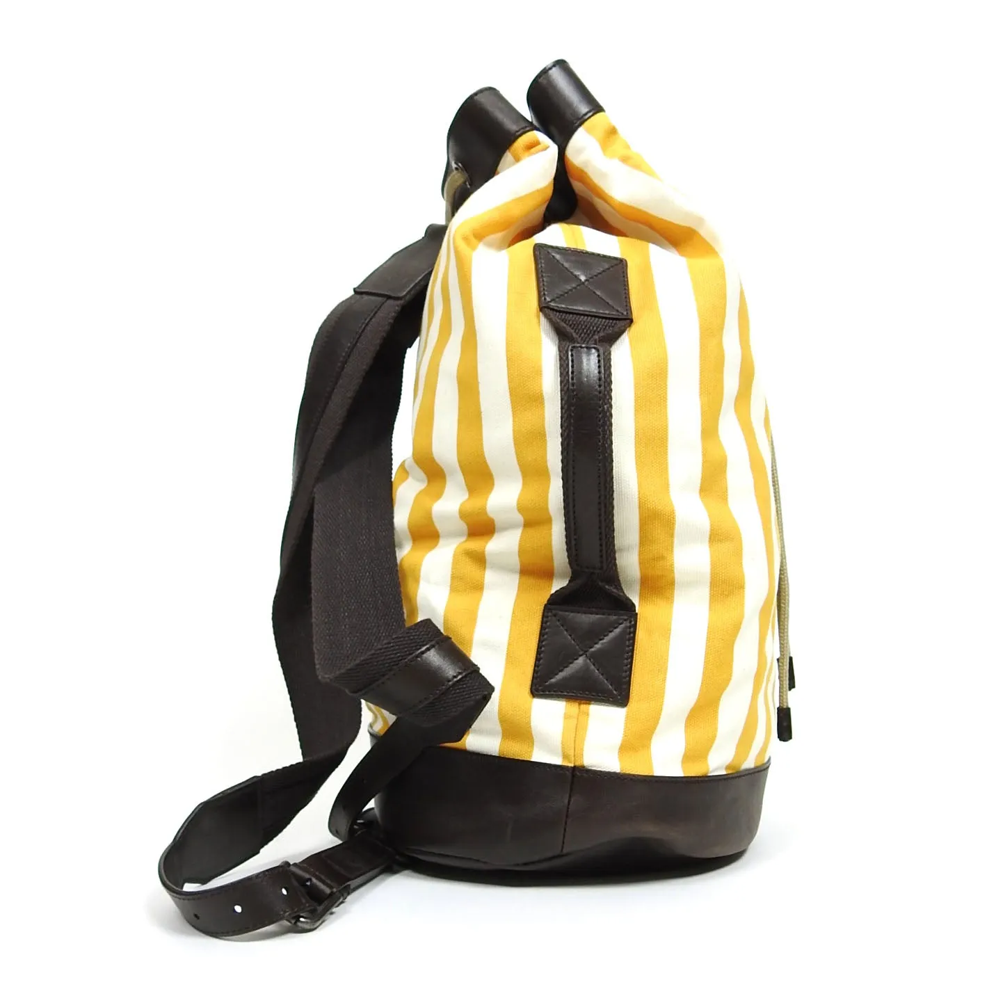 Dolce & Gabbana Striped Canvas Backpack