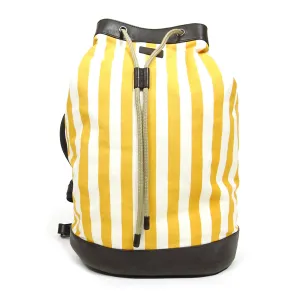 Dolce & Gabbana Striped Canvas Backpack