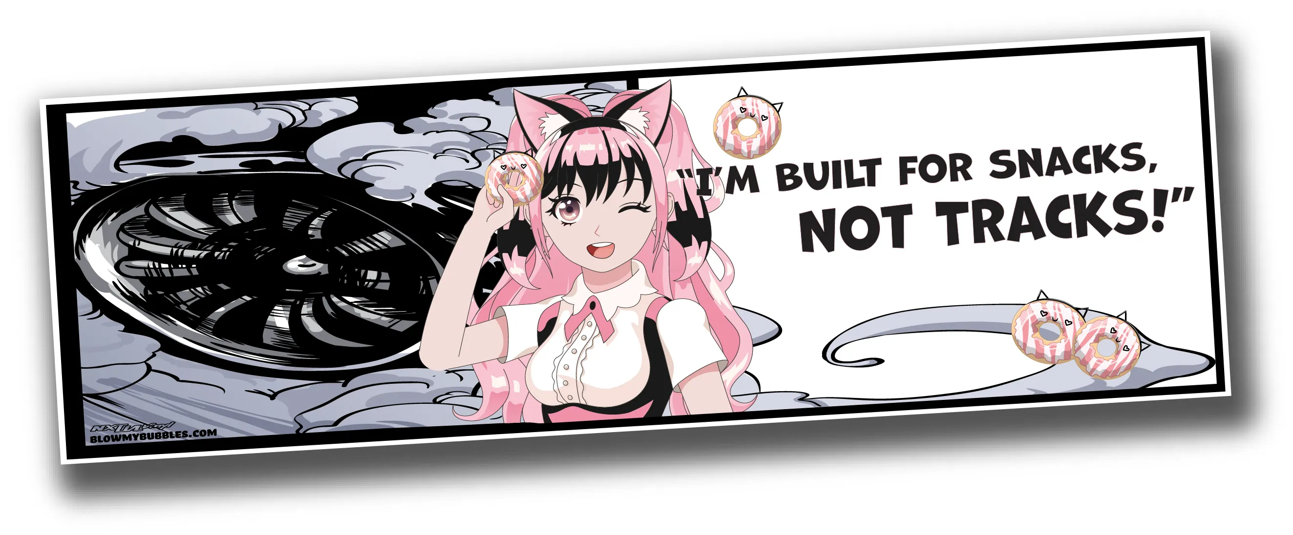 DONUTDRIFT ANIME SLAP STICKER