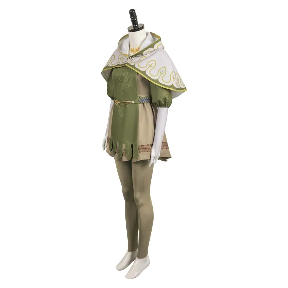 Dragon's Dogma Doireann Game Character Green Suit Cosplay Costume Outfits Halloween Carnival Suit