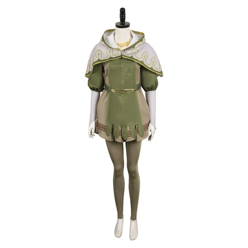 Dragon's Dogma Doireann Game Character Green Suit Cosplay Costume Outfits Halloween Carnival Suit