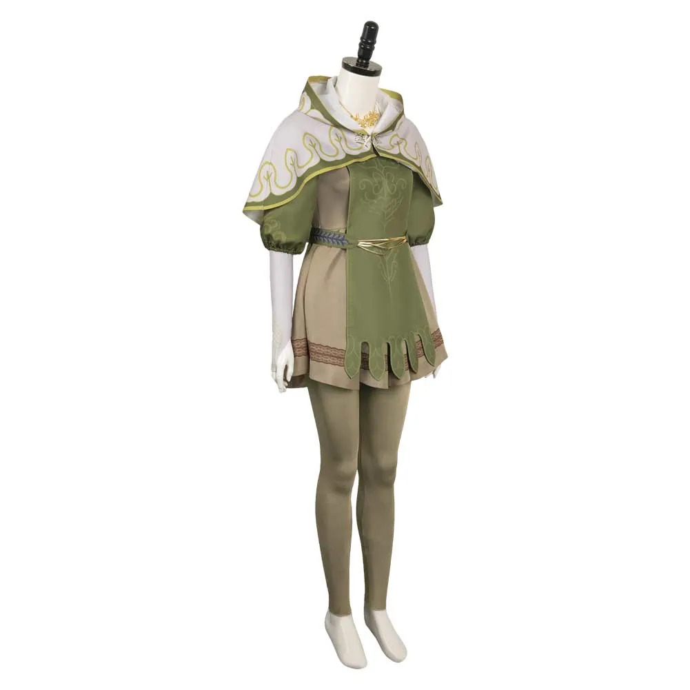 Dragon's Dogma Doireann Game Character Green Suit Cosplay Costume Outfits Halloween Carnival Suit