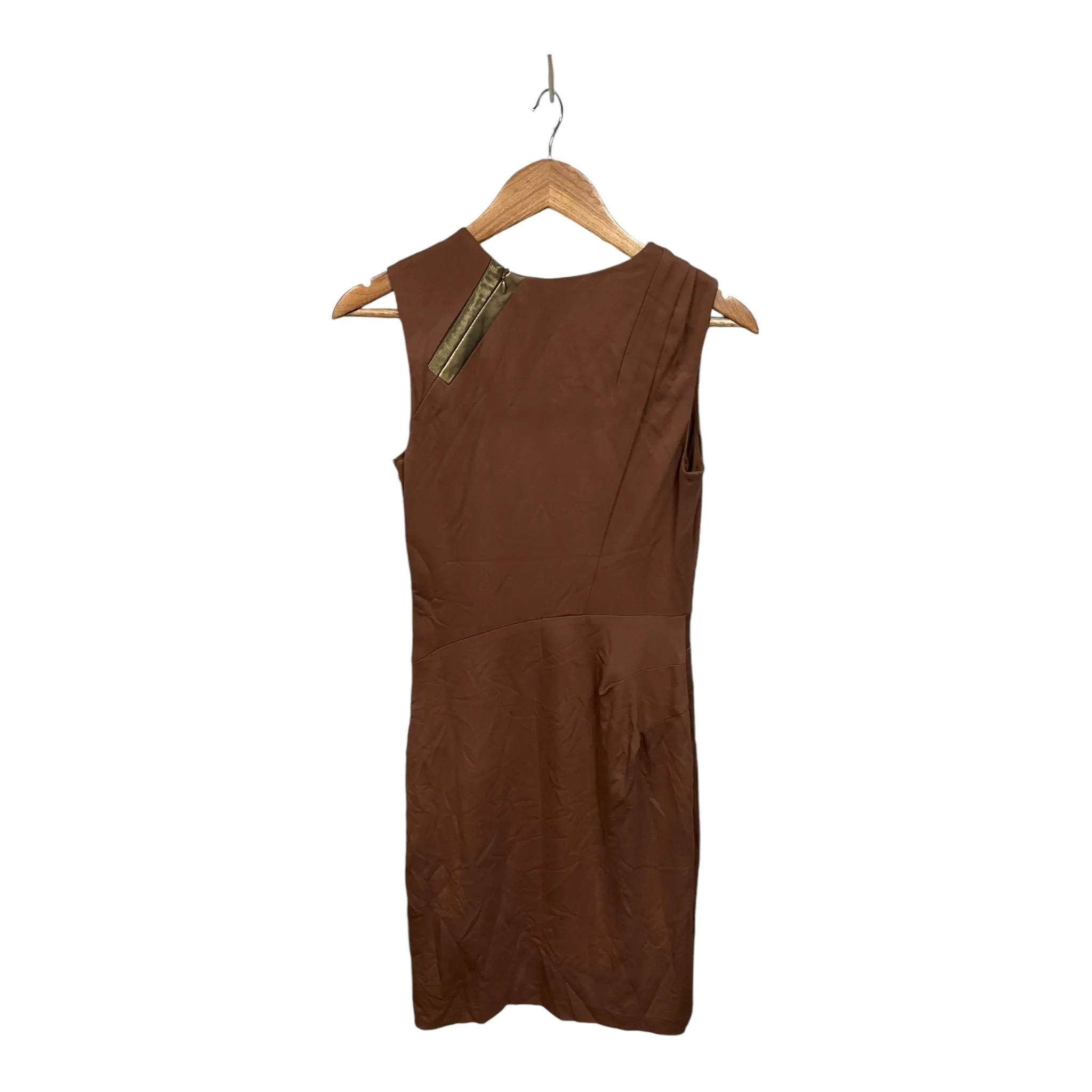 Dress Casual Maxi By Anne Klein In Brown, Size: Xs