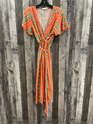 Dress Casual Midi By Haptics In Orange, Size: S