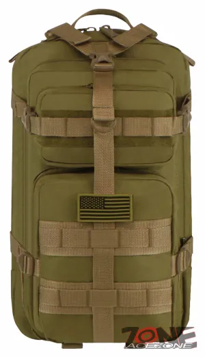 East West USA Tactical Molle Military Assault Hunting Backpack RT502L TAN