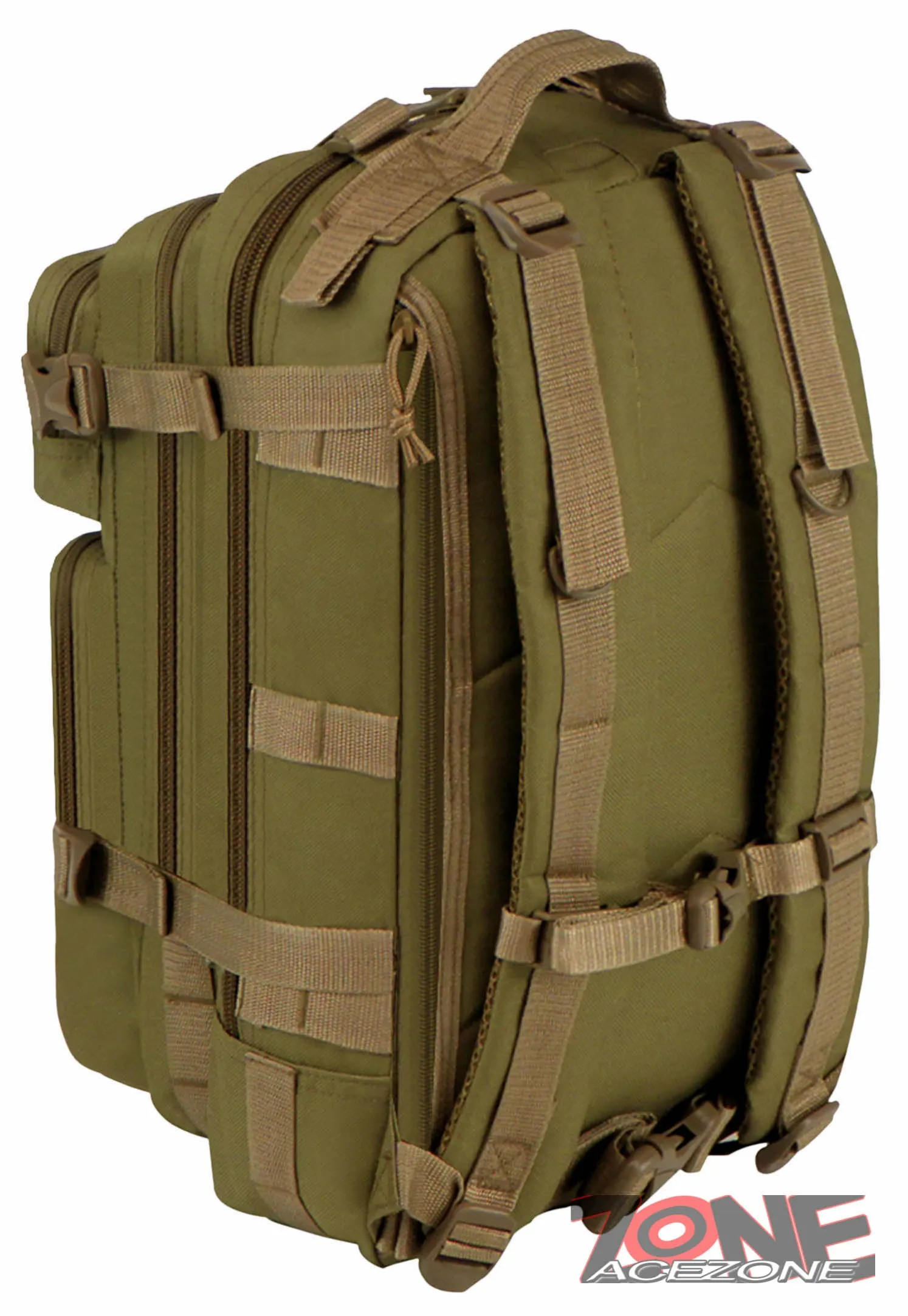 East West USA Tactical Molle Military Assault Hunting Backpack RT502L TAN